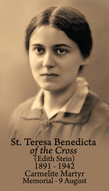 St. Teresa Benedicta of the Cross (Edith Stein) Prayer Card